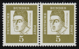 347x Bed. Deutsche 5 Pf Waag. Paar ** Postfrisch - Unused Stamps