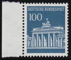 510 Brandenb. Tor 100 Pf Seitenrand Li. ** Postfrisch - Neufs