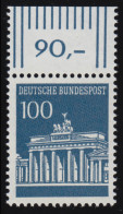 510 Brandenb. Tor 100 Pf Oberrand ** Postfrisch - Unused Stamps