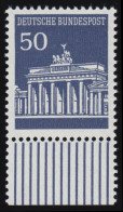 509 Brandenb. Tor 50 Pf Unterrand ** Postfrisch - Nuovi