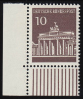 506 Brandenb. Tor 10 Pf Ecke Ul ** Postfrisch - Unused Stamps
