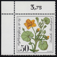 1109 Wohlfahrt Seekanne 50+25 Pf ** Ecke O.l. - Unused Stamps
