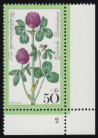 951 Wiesenblumen 50+25 Pf Roter Klee ** FN2 - Nuovi