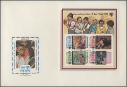 Swasiland: Gemälde Mit Kindern, Block Auf FDC 1979 - Other & Unclassified