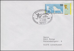 1783 Technische Uni Braunschweig, EF FDC ESSt Braunschweig Uni-Jubiläum 9.3.1995 - Sonstige & Ohne Zuordnung