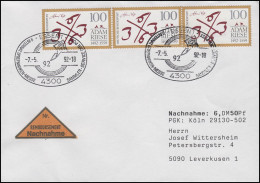 1612 Adam Riese Rechenmeister, MeF NN-FDC ESSt Sindelfingen Messe-Symbol 7.5.92 - Sonstige & Ohne Zuordnung