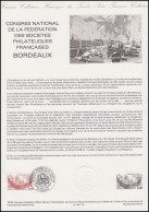 Collection Historique: Nationaler Philatelisten-Kongress Bordeaux 9.4.1984 - Exposiciones Filatélicas