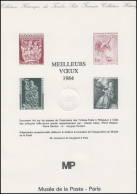 Collection Historique: Postmuseum Paris / Meilleurs Voeux Le Brun & Watteau 1984 - Andere & Zonder Classificatie