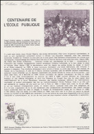 Collection Historique: L'Ecole Publique Jules Ferry - Schule / Lehrer 26.9.1981 - Other & Unclassified