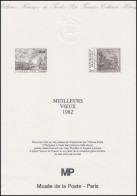 Collection Historique: Jahresgabe Postmuseum Paris / Meilleurs Voeux 1982 - Otros & Sin Clasificación