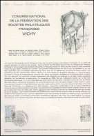 Collection Historique: Nationaler Philatelistenkongress In Vichy 6.6.1981 - Expositions Philatéliques