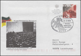 USo 9 Bundesrepublik, FDC ESSt Kiel 50 Jahre Bundesrepublik & Richtfest 21.5.99 - Ohne Zuordnung