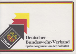 Deutscher Bundeswehrverband DBW 40 Jahre Bundesrepublik Klappkarte SSt Bonn 1989 - Other & Unclassified