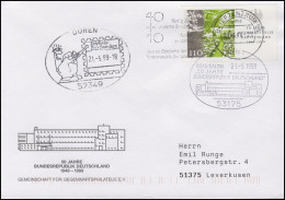 2054 Bund & Zusammenarbeit, EF FDC ESSt Bonn & ESSt Düren Und BZ 53 - 21.5.1999 - Non Classés