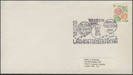 USA: Blumen, Brief Mit SSt YAKIMEX'79 Washington - Andere & Zonder Classificatie