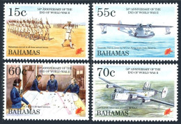 Bahamas 824-827, MNH. Mi 861-864. End Of WW II, 50th Ann. 1995. Parade, Aircraft - Bahamas (1973-...)
