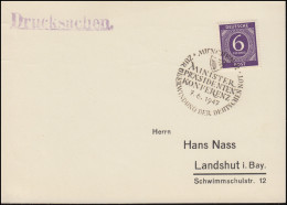 Sonderstempel MÜNCHEN 2 Ministerpräsidenten Konferenz 7.6.47 Auf Drucksache - Zonder Classificatie