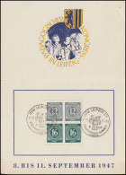 Faltkarte Pädagogischer Kongress Leipzig Mit Zweimal S 294 SSt LEIPZIG 10.9.1947 - Other & Unclassified