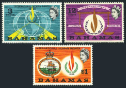 Bahamas 269-271,MNH.Mi 274-276. Human Rights Year IHRY-1968.Flame,Scales,Seal. - Bahamas (1973-...)
