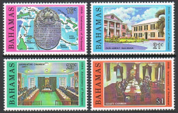 Bahamas 454-457,MNH.Michel 444-447. Parliament-250,1979.Commonwealth Plaque,Map. - Bahamas (1973-...)