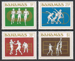 Bahamas 559-560, 562a, MNH. Mi 565-568, Bl.42. Olympics Los Angeles-1984. Discus - Bahama's (1973-...)