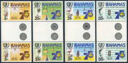 Bahamas 572-575 Gutter,MNH.Michel 586-589. IYY-1985,Girl Guides,Shell,Flamingo, - Bahama's (1973-...)