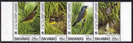 Bahamas 829 Ad Strip, MNH. Michel 866-869. WWF 1995. Kirtland Warbler. - Bahama's (1973-...)