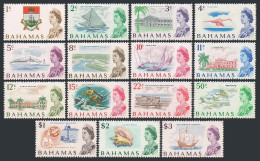 Bahamas 252-266, MNH. Mi 257-271. Regatta 1967. Flamingo, Shell,Ships,Plane,Fort - Bahamas (1973-...)