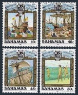 Bahamas 688-691, 692, MNH. 1990. Discovery Of America-500, 1992. Caravel, Sails. - Bahamas (1973-...)