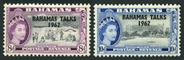 Bahamas 181-182, MNH. Mi 186-187. BAHAMAS TALKS. John Kennedy, Harold Macmillan. - Bahamas (1973-...)