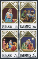 Bahamas 416-419,419a,MNH.Michel 424-427,Bl.22. Christmas 1977,Creche Figurines. - Bahamas (1973-...)