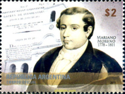 264787 MNH ARGENTINA 2011 PERSONAJE-MARIANO MORENO (1778-1811) - Unused Stamps