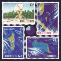 Bahamas 486-489,489a, MNH. Mi 476-479,Bl.32. Space Themes, Satellite Views, 1981 - Bahamas (1973-...)