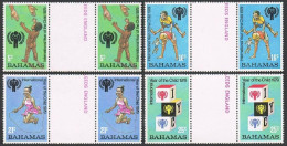 Bahamas 446-449 Gutter Pairs,449a Sheet,MNH.Michel 436-439,Bl.26. IYC-1979. - Bahama's (1973-...)