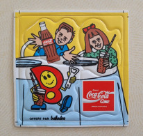 Autocollant Vintage En Mousse Coca-Cola Coke Balladins Puzzle Coca Cola - Stickers