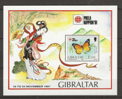 1991 MNH Gibraltar Mi Block 16 Postfris ** - Gibraltar