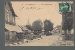 CP - 28 - Gallardon - Place Du Jeu-de-Paume - Other & Unclassified