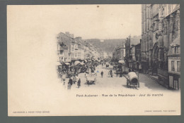 CP - 27 - Pont-Audemer - Rue De La République - Jour De Marché - Pont Audemer