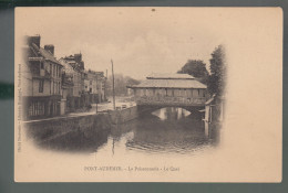 CP - 27 - Pont-Audemer - La Poissonnerie - Le Quai - Pont Audemer