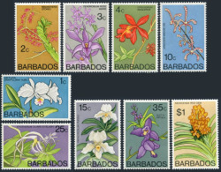 Barbados 396a-408a Wmk 314 Upright,MNH.Michel 365X-380X. Orchids 1976. - Barbados (1966-...)