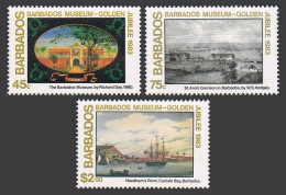 Barbados 620-622, MNH. Mi 594-596. Museum-50, 1983. By Richard Day, W.S. Hedges. - Barbades (1966-...)