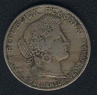 Peru, 20 Centavos 1921, KM 215.1 - Perú
