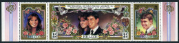 Belize 833 Ac Strip,MNH.Michel 904-906. Royal Wedding 1986.Prince Andrew,Sarah. - Belice (1973-...)