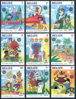 Belize 786-794,MNH.Michel 829-837. Disneyland,30th Ann.1985.Disney Characters. - Belice (1973-...)