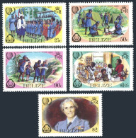 Belize 745-749,MNH.Michel 779-783. Girl Guides-75,IYY-1985.Lady Baden Powell. - Belize (1973-...)