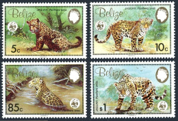 Belize 689-692, MNH. Michel 719-722. WWF 1983. Jaguar-panthera Onca. - Belize (1973-...)