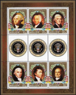 Belize 815 Sheet/labels, 816, MNH. US Presidents. Arms. - Belize (1973-...)