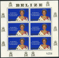 Belize 523 Sheet,MNH.Michel 530 Bl.26. Queen Mother,80th Birthday,1980. - Belice (1973-...)