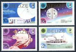 Belize 685-688, MNH. Mi 715-718. World Communication Year WCY-1983. UPU, Boat. - Belice (1973-...)