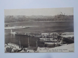 ANTIBES    Vue Sur Les Cimes Neigeuses Des Alpes Maritimes - Autres & Non Classés